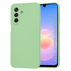Husa silicon Samsung Galaxy A18 5G Techsuit SoftFlex, verde deschis