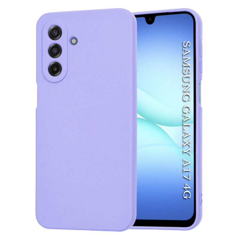 Husa silicon Samsung Galaxy A17 4G Techsuit SoftFlex, violet