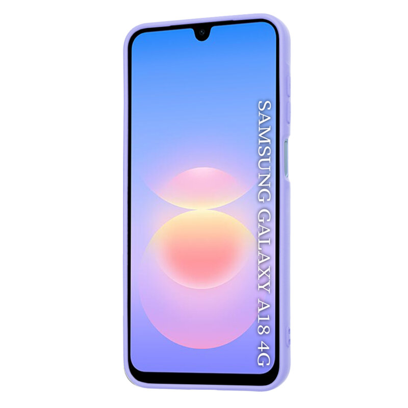 Husa silicon Samsung Galaxy A18 5G Techsuit SoftFlex, violet