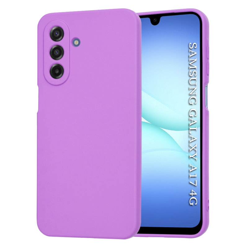 Husa silicon Samsung Galaxy A17 4G Techsuit SoftFlex, mov