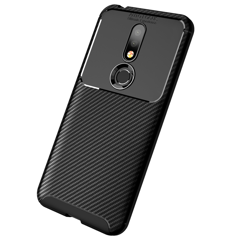 Husa Xiaomi Mi Mix 3 Mobster Carbon Skin Negru