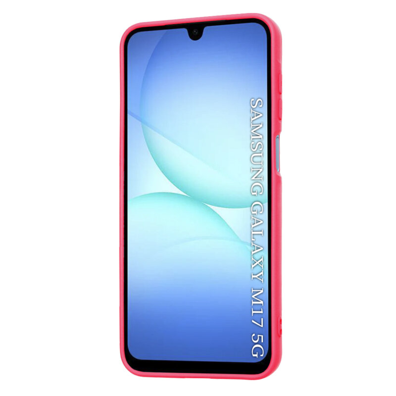 Husa silicon Samsung Galaxy M17 Techsuit SoftFlex, fucsia