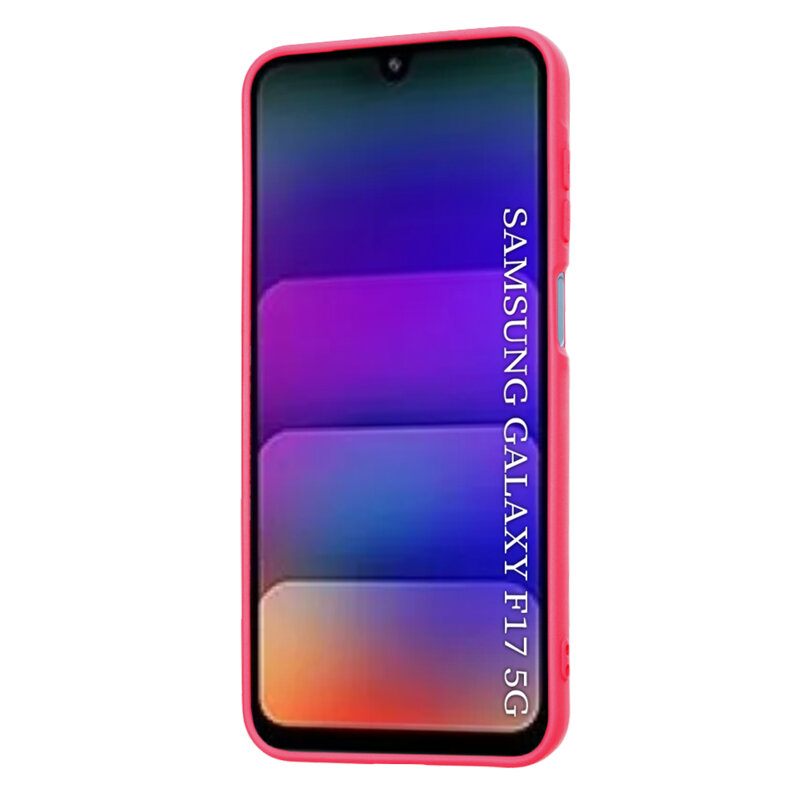 Husa silicon Samsung Galaxy F17 Techsuit SoftFlex, fucsia