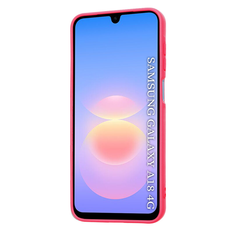 Husa silicon Samsung Galaxy A18 5G Techsuit SoftFlex, fucsia