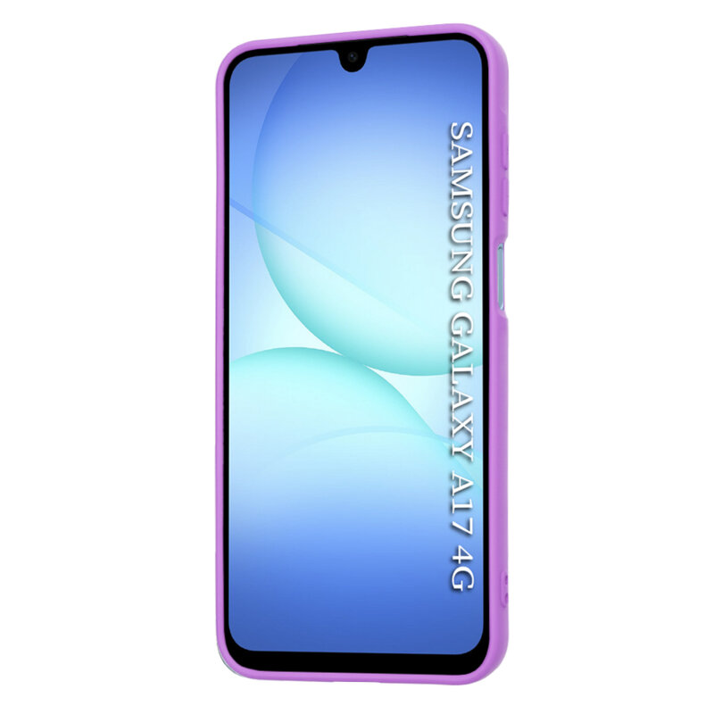 Husa silicon Samsung Galaxy A17 4G Techsuit SoftFlex, bordo