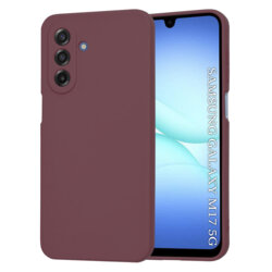 Husa silicon Samsung Galaxy M17 Techsuit SoftFlex, bordo