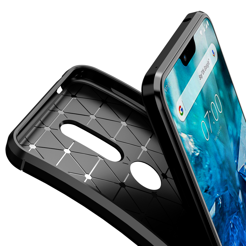 Husa Xiaomi Mi Mix 3 Mobster Carbon Skin Negru