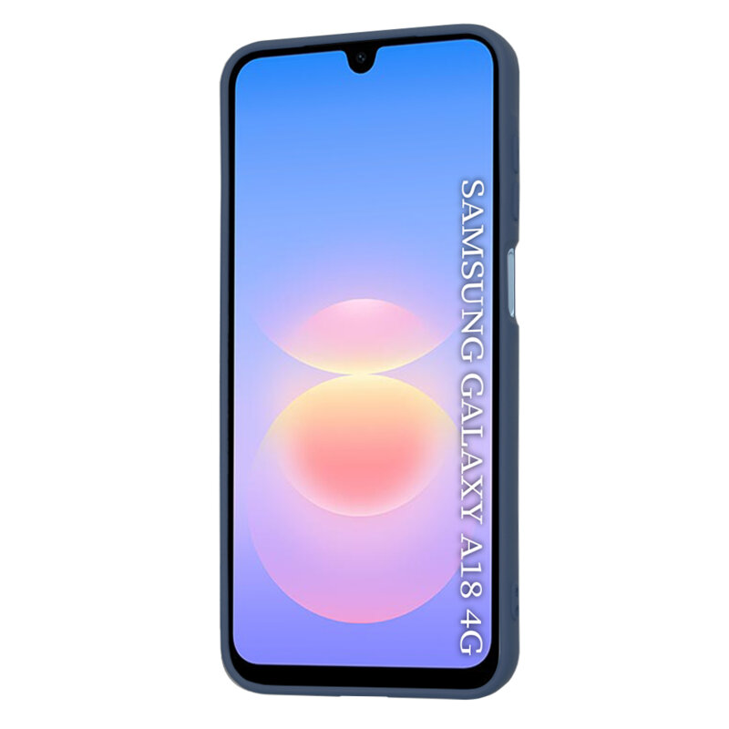 Husa silicon Samsung Galaxy A18 5G Techsuit SoftFlex, bleumarin