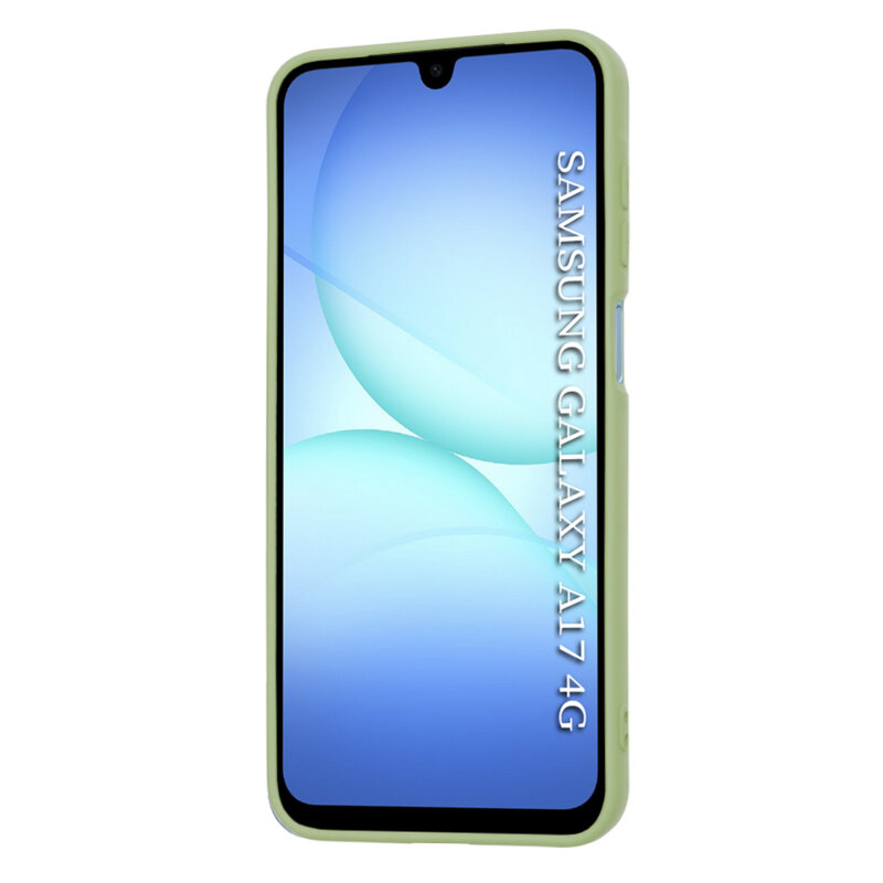 Husa silicon Samsung Galaxy A17 4G Techsuit SoftFlex, verde