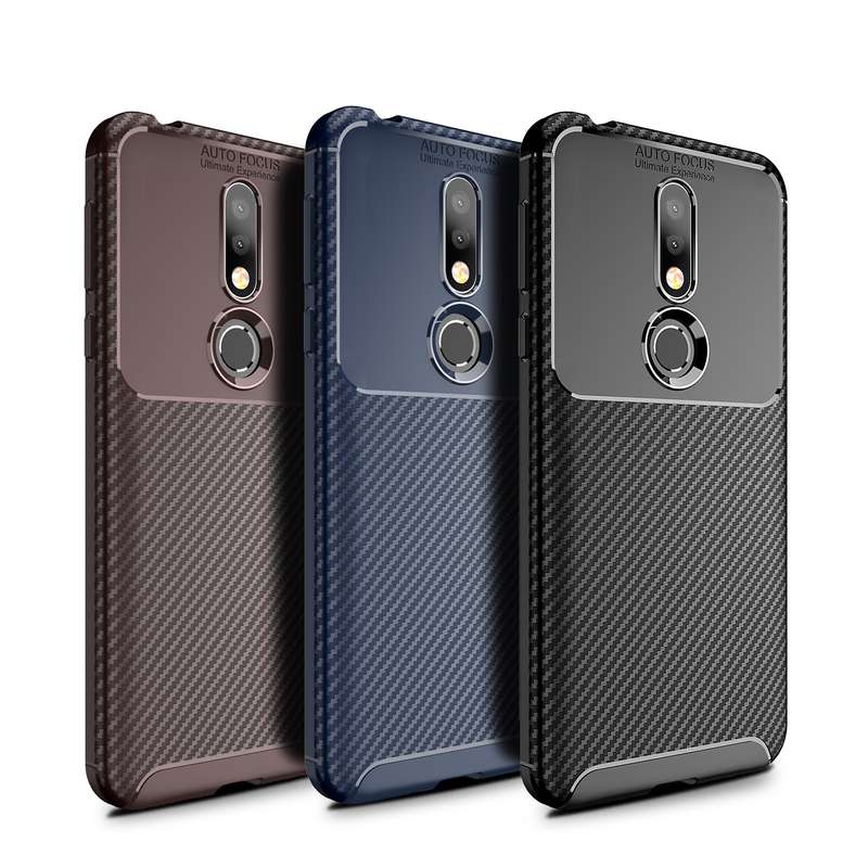 Husa Xiaomi Mi Mix 3 Mobster Carbon Skin Negru