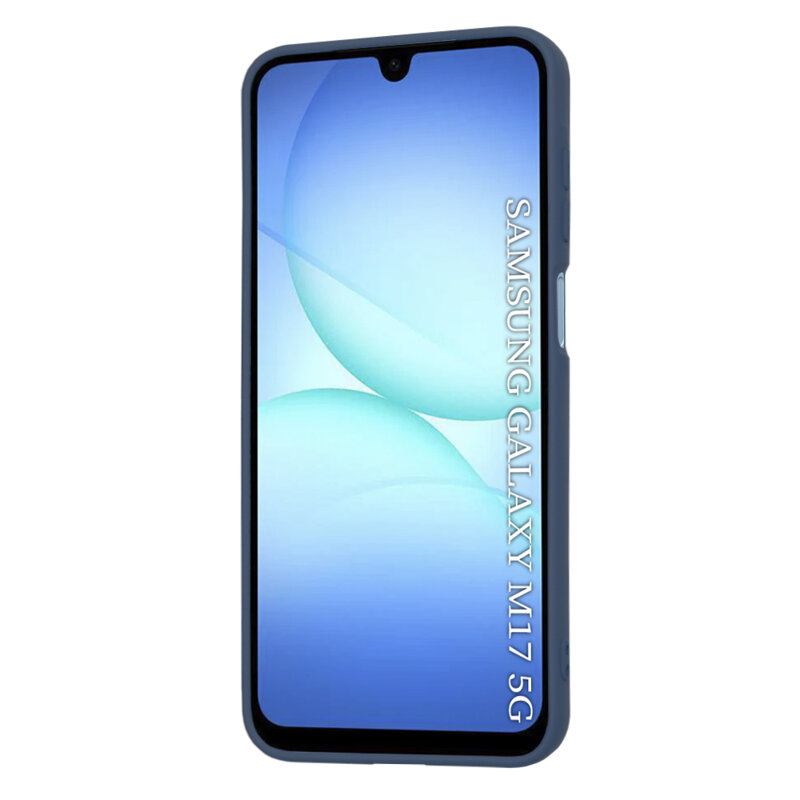 Husa silicon Samsung Galaxy M17 Techsuit SoftFlex, bleumarin