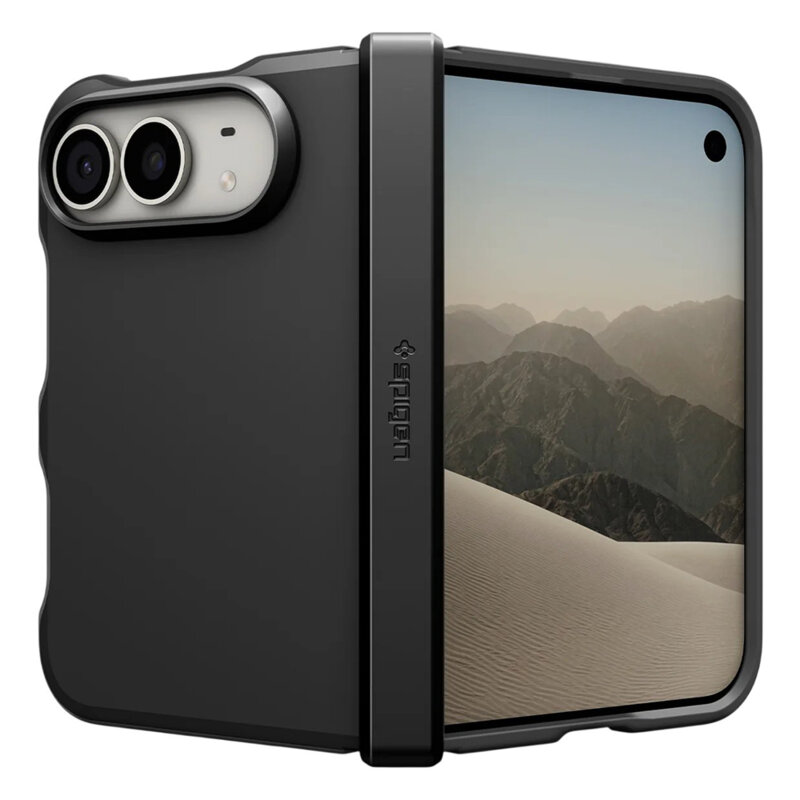 Husa iPhone Duo Spigen Tough Armor Pro MagSafe, negru