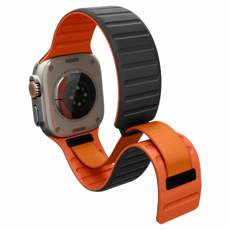 Curea Apple Watch 5 44mm Spigen Athlex Air, negru