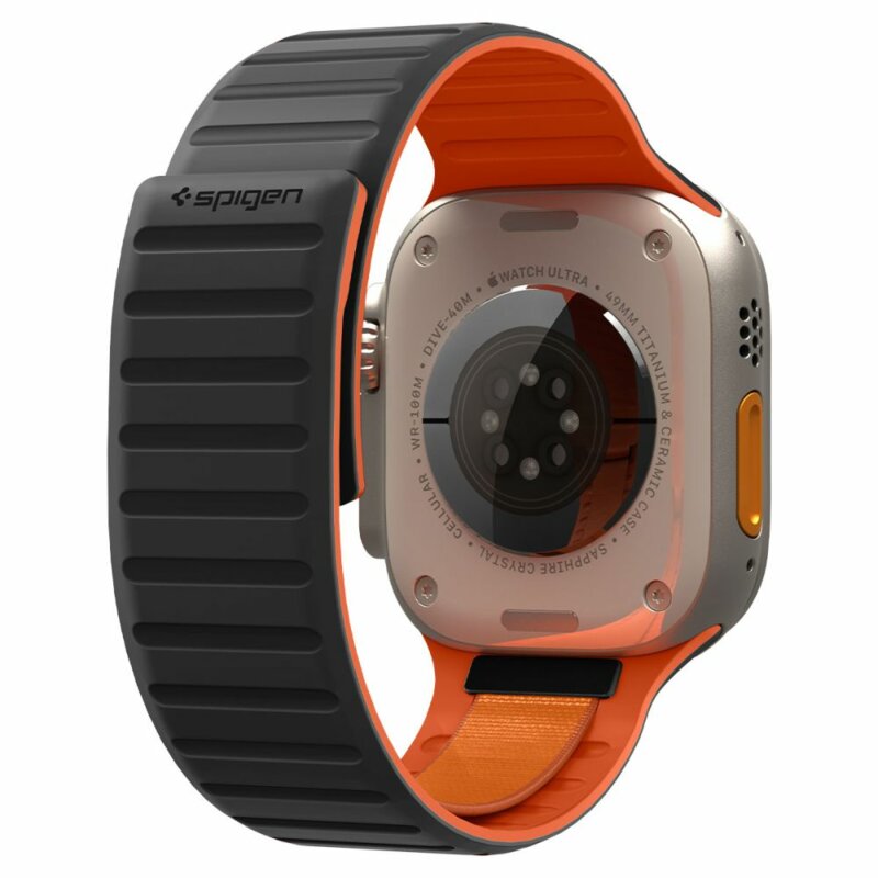 Curea Apple Watch 4 44mm Spigen Athlex Air, negru