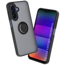 Husa Samsung Galaxy F17 Techsuit Glinth cu inel suport stand magnetic, negru
