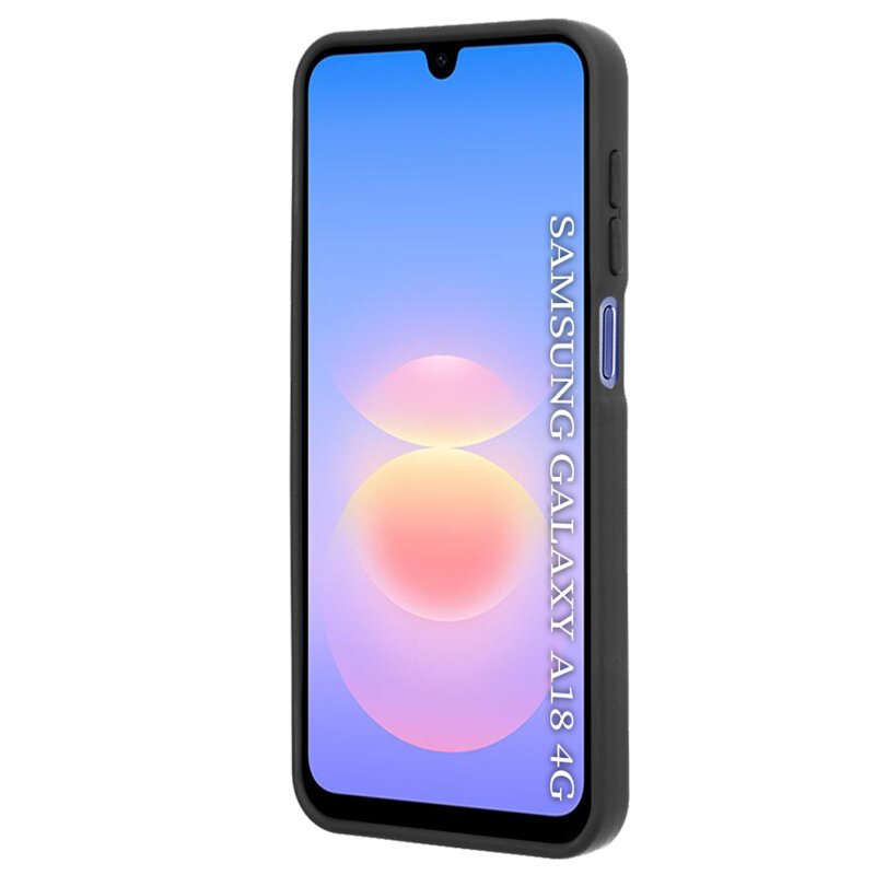 Husa Samsung Galaxy A18 5G Techsuit Glinth cu inel suport stand magnetic, negru