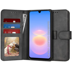 Husa 360 Samsung Galaxy A18 5G Techsuit Diary Book, negru