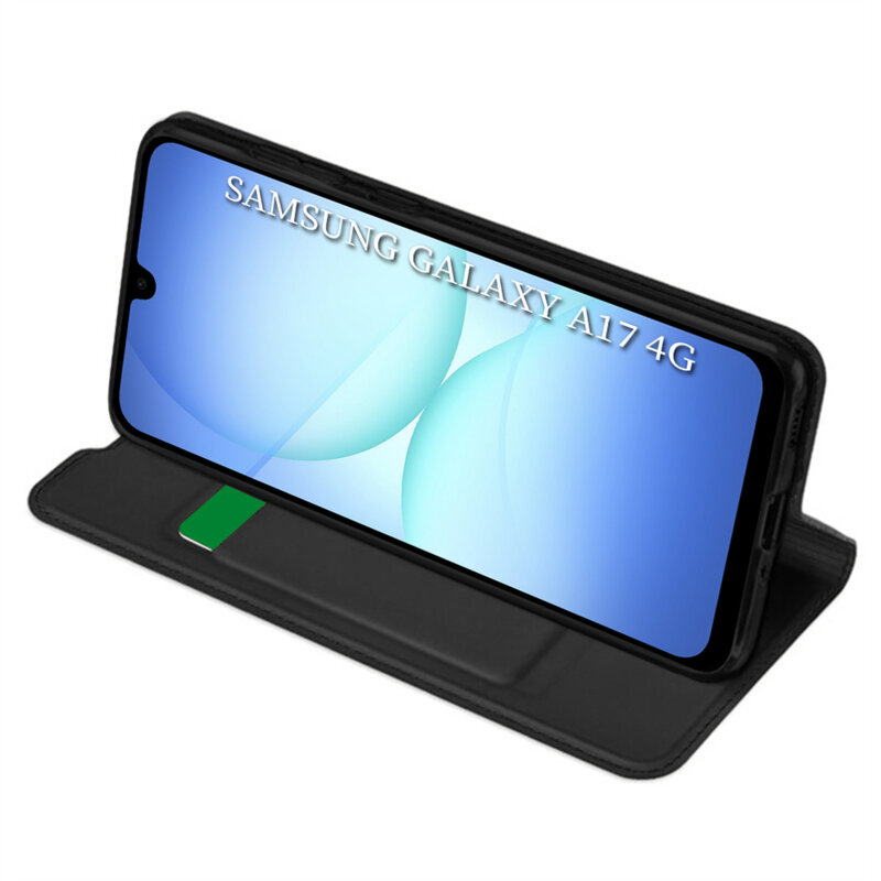 Husa Samsung Galaxy A17 4G Techsuit Magskin Book, negru