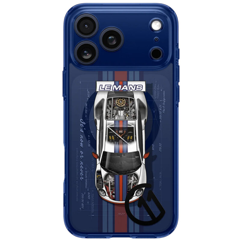 Husa iPhone 18 Pro Spigen Ultra Hybrid MagFit Le Mans, negru