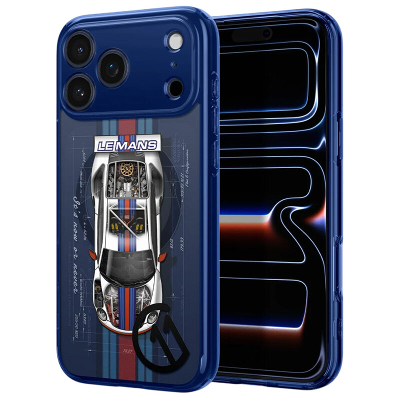 Husa iPhone 17 Pro Spigen Ultra Hybrid MagFit Le Mans, negru