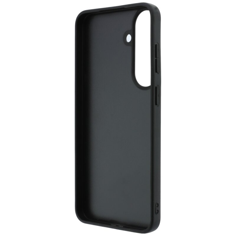 Husa Samsung Galaxy S26 FE Guess Leather 4G Metal Logo, negru, GUHCS26FE4GMGGR