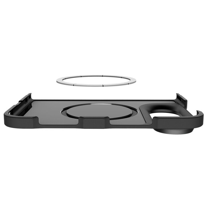 Husa iPhone Duo Spigen Tough Armor Pro MagSafe, negru
