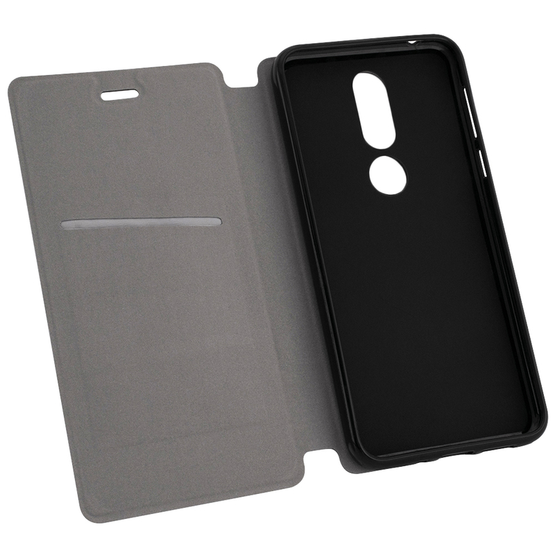 Husa Nokia 7.1 Flip Slim Fit Mobster - Gri