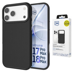 Husa iPhone 17 Pro Max premium 3mk Fortis MagCase, negru