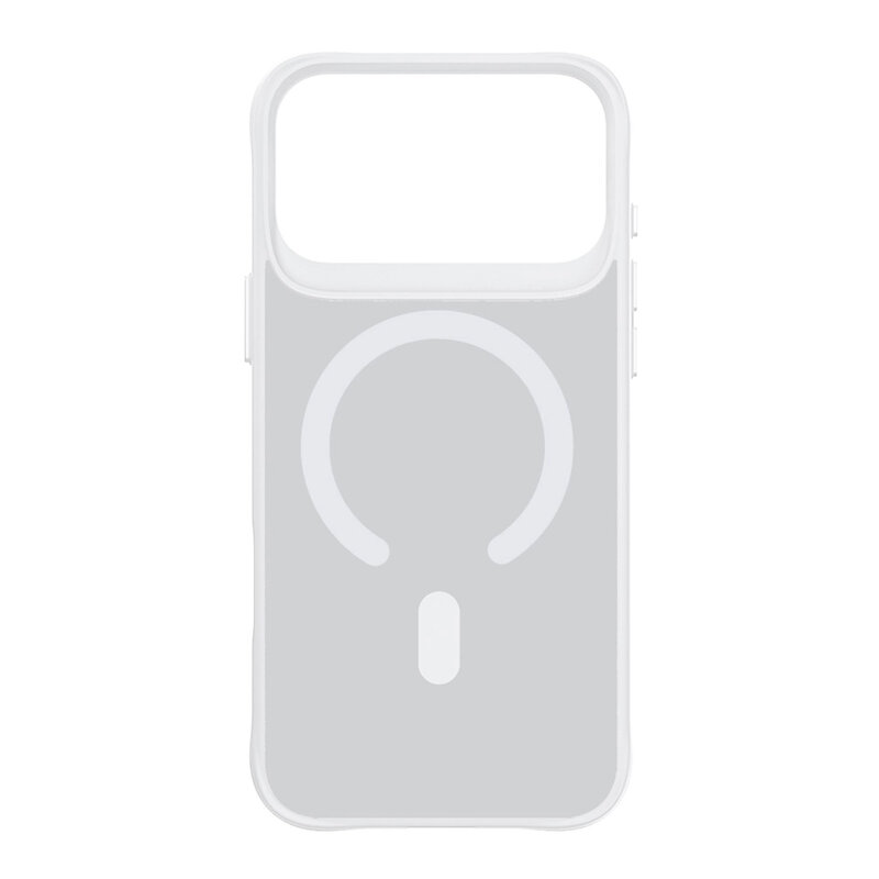 Husa iPhone 18 Pro Max premium 3mk Smoke MagCase, alb