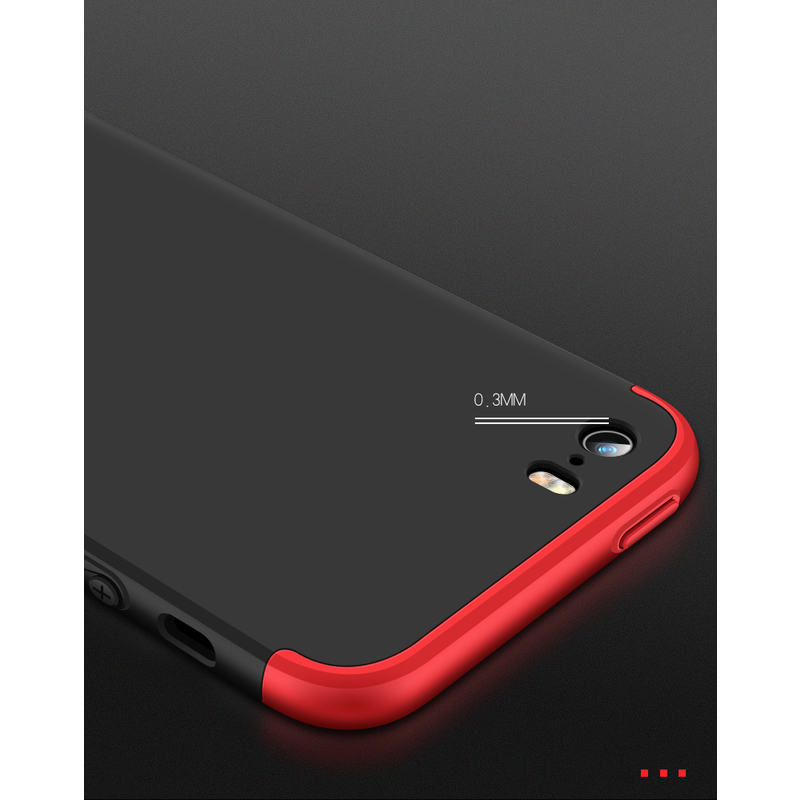 Husa iPhone 5 / 5s / SE GKK 360 Full Cover Negru