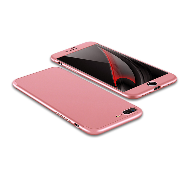 Husa Apple iPhone 8 Plus GKK 360 Full Cover Rose Gold