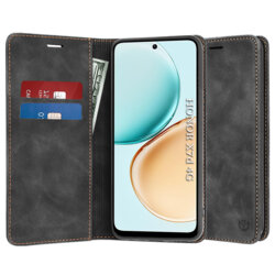 Husa piele Honor X7d 4G Techsuit Confy Cover, negru