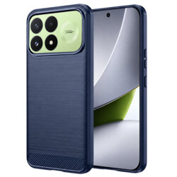 Husa Xiaomi Poco F9 Pro Techsuit Carbon Silicone, albastru