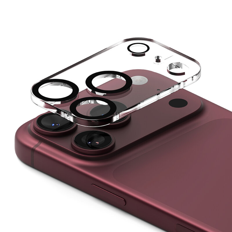 [Pachet 2x] Folie sticla camera iPhone 18 Pro Max Ringke Camera Full Cover, transparenta