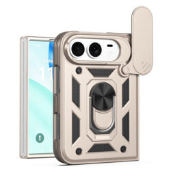 Husa iPhone Duo protectie camera Techsuit CamShield Series, auriu