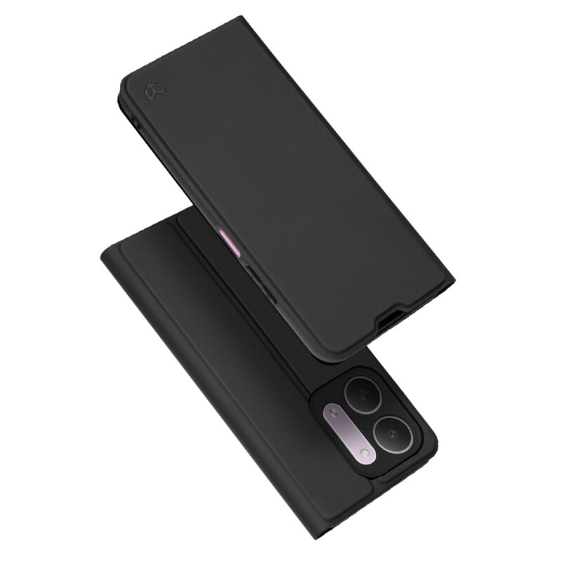Husa Xiaomi Redmi 17C 5G Techsuit Magskin Book, negru