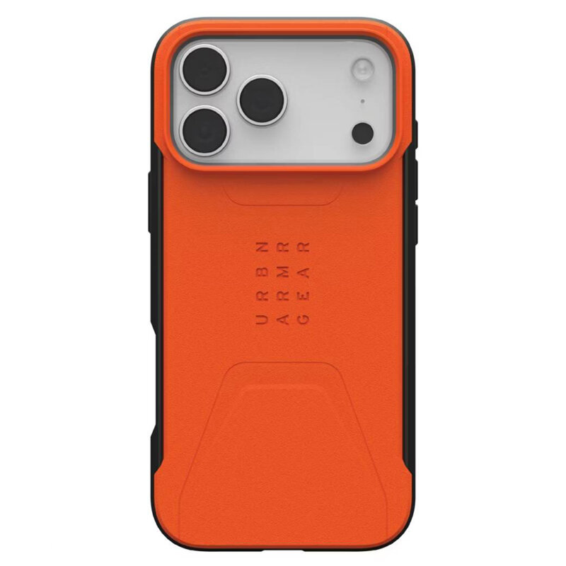 Husa iPhone 17 Pro Max UAG Civilian LT MagSafe, oranj