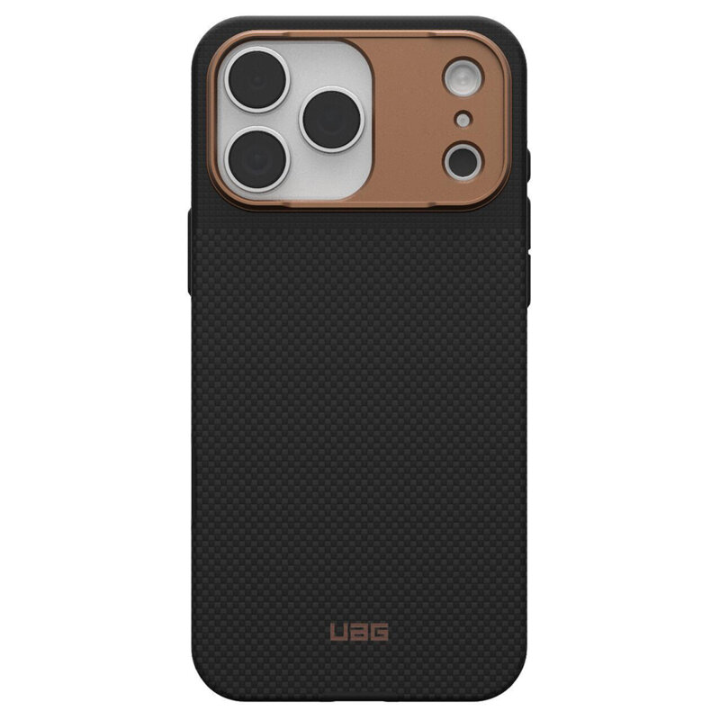 Husa iPhone 17 Pro Max UAG Fibr Armr MagSafe, Graphite / Bronze