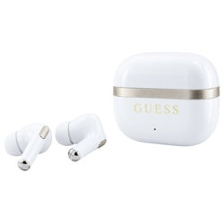Casti wireless Bluetooth TWS Guess, alb, GUTWSN2HGGSH
