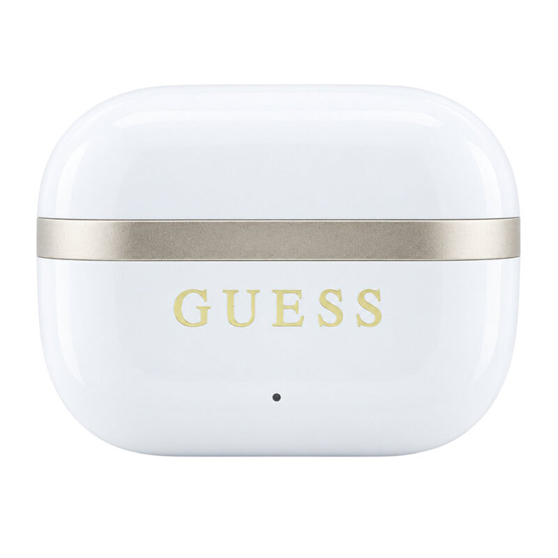 Casti wireless Bluetooth TWS Guess, alb, GUTWSN2HGGSH