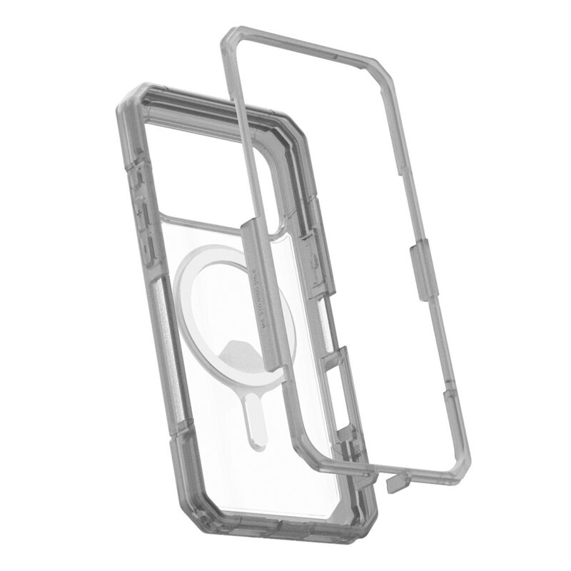 Husa iPhone 17 Pro UAG Trooper MagSafe, Clear Ash