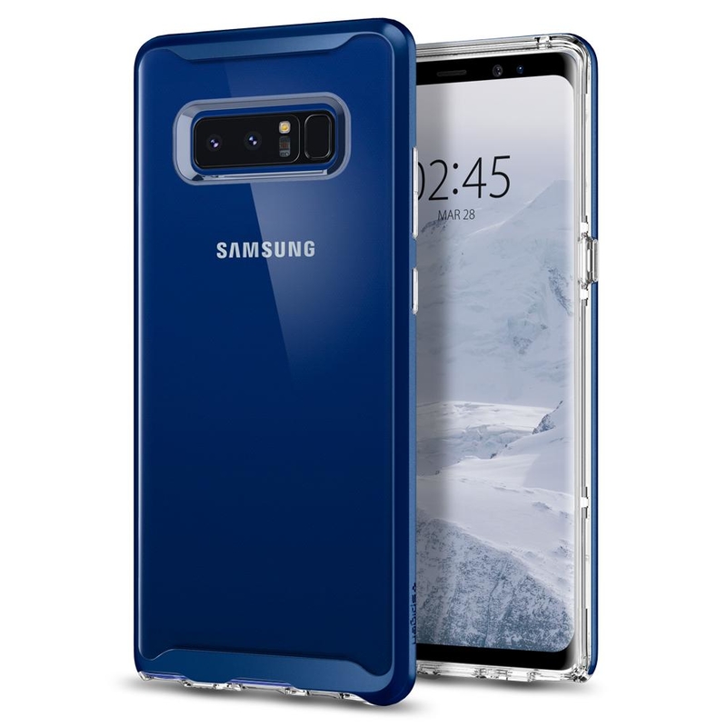 Bumper Spigen Samsung Galaxy Note 8 Neo Hybrid Crystal - Deepsea Blue