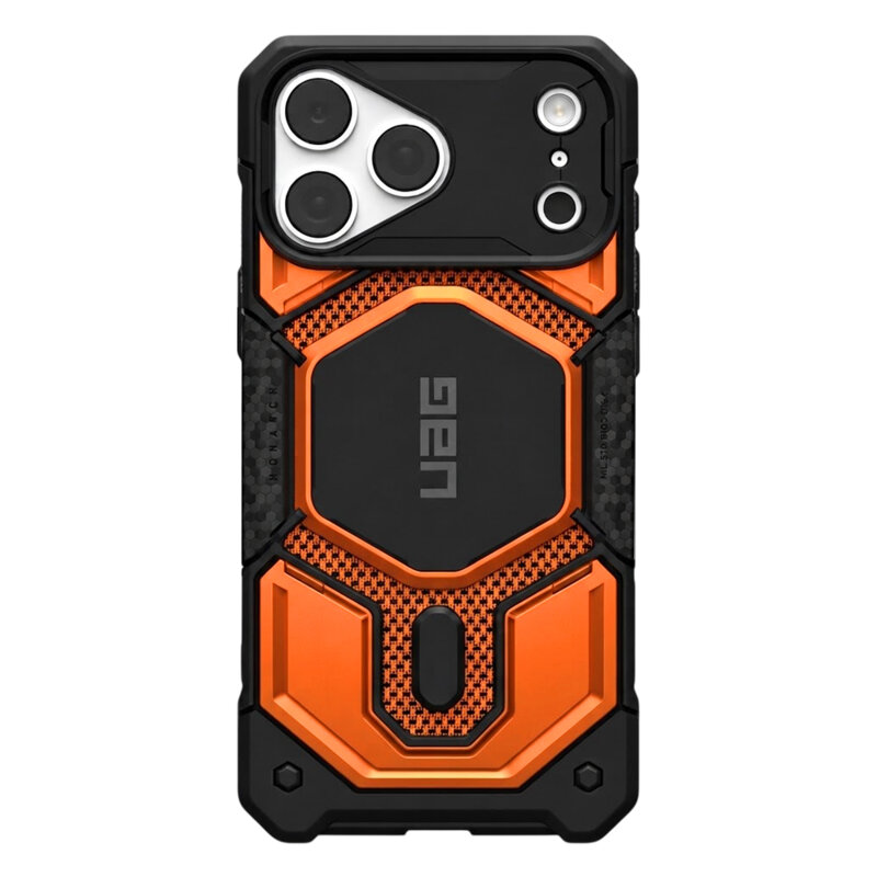 Husa iPhone 18 Pro Max UAG Monarch Pro MagSafe, Kevlar Burnt Orange