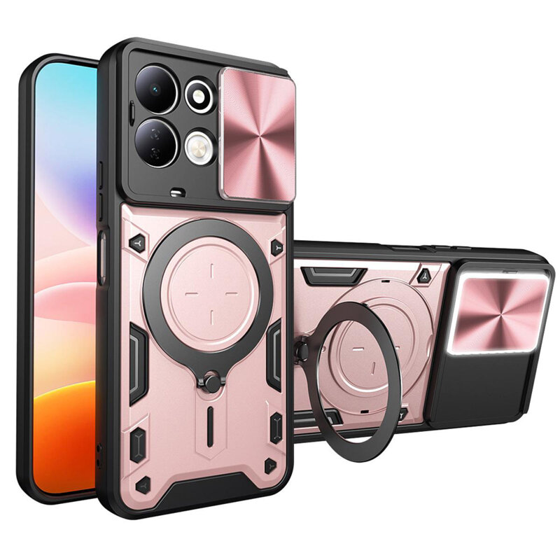 Husa Xiaomi Redmi 17 5G Techsuit CamGuard Pro, roz auriu