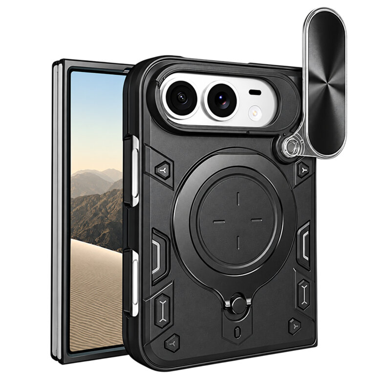 Husa iPhone Duo Techsuit CamGuard Pro, negru