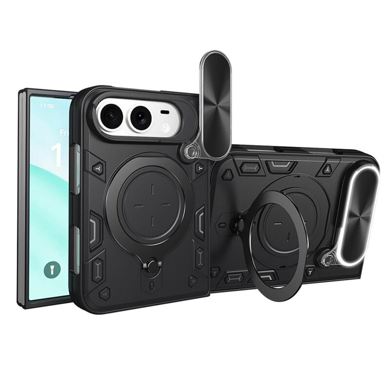 Husa iPhone Duo Techsuit CamGuard Pro, negru