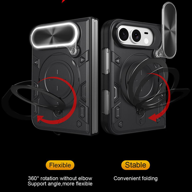 Husa iPhone Duo Techsuit CamGuard Pro, negru
