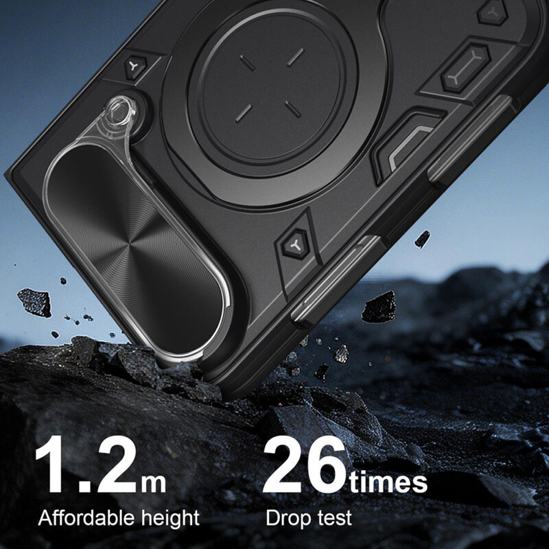 Husa iPhone Duo Techsuit CamGuard Pro, negru