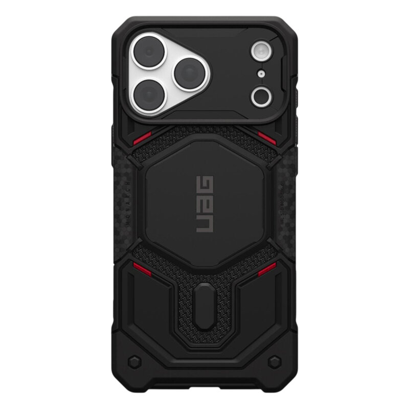 Husa iPhone 18 Pro UAG Monarch Pro MagSafe, Kevlar Black