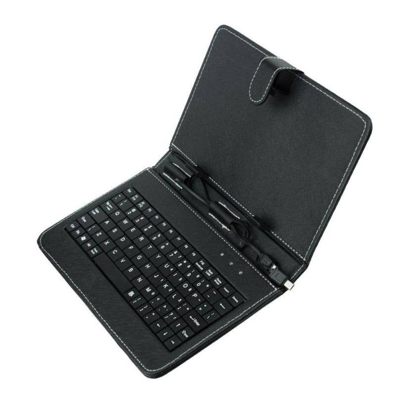 Husa Universala Tableta 7 inch Cu Tastatura Flip Carte Negru